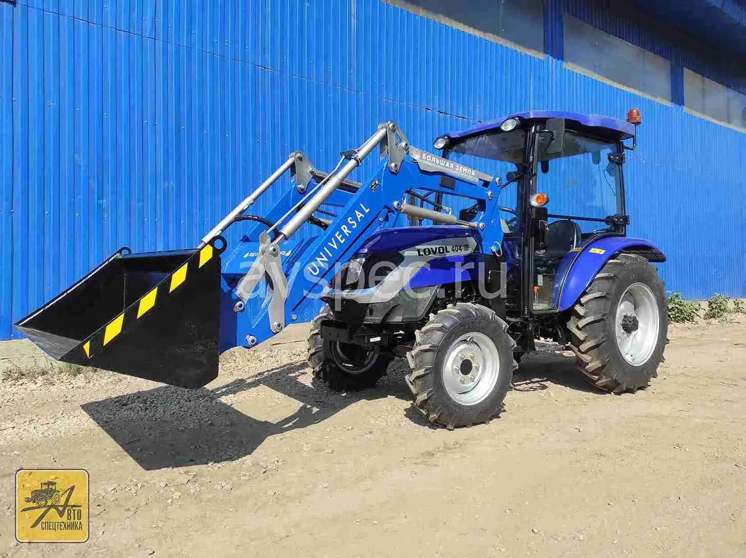 Трактор Lovol TE-404 с кабиной Погрузчик Большая земля